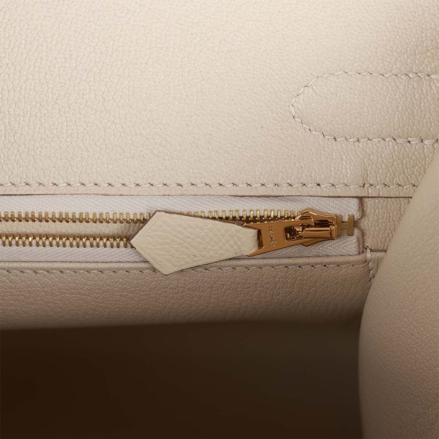 Hermes Birkin 30 Sellier Craie Epsom Gold Hardware