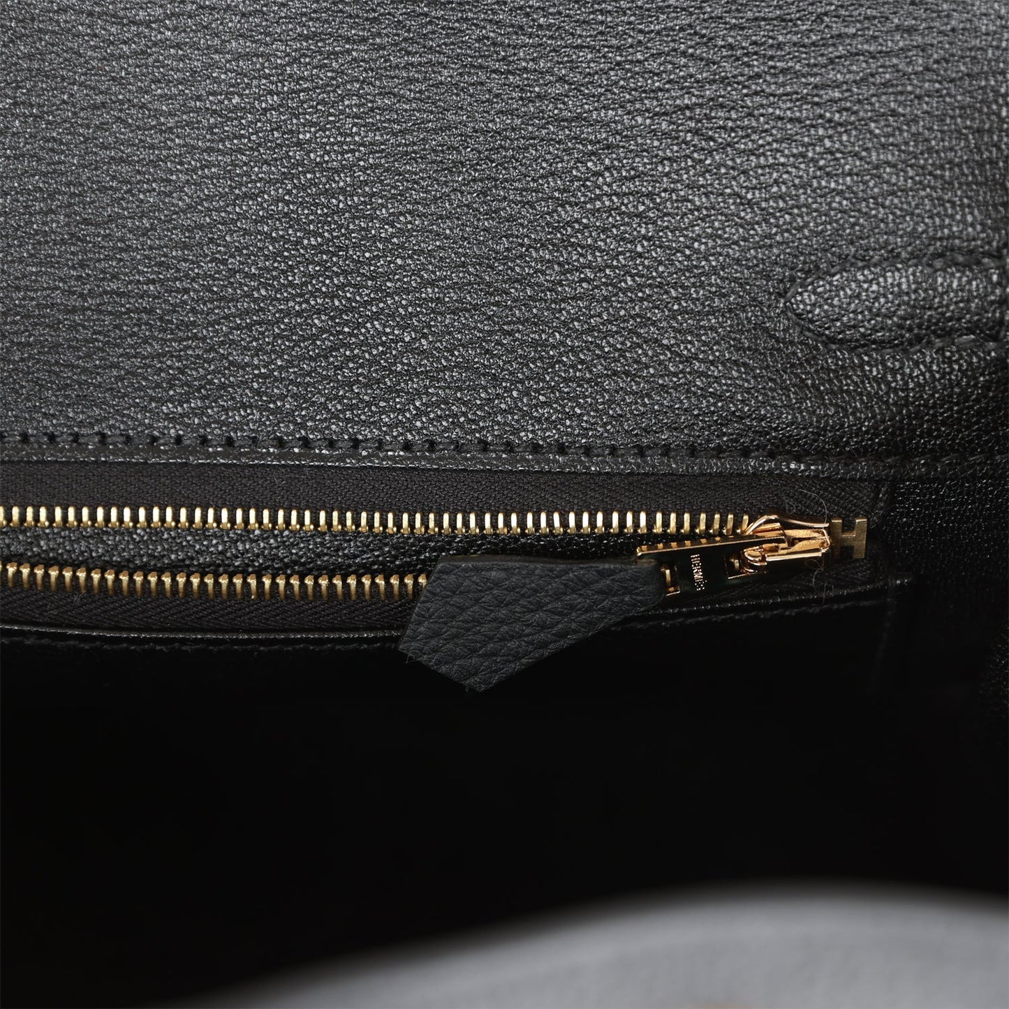 Hermes Birkin 25 Black Togo Gold Hardware