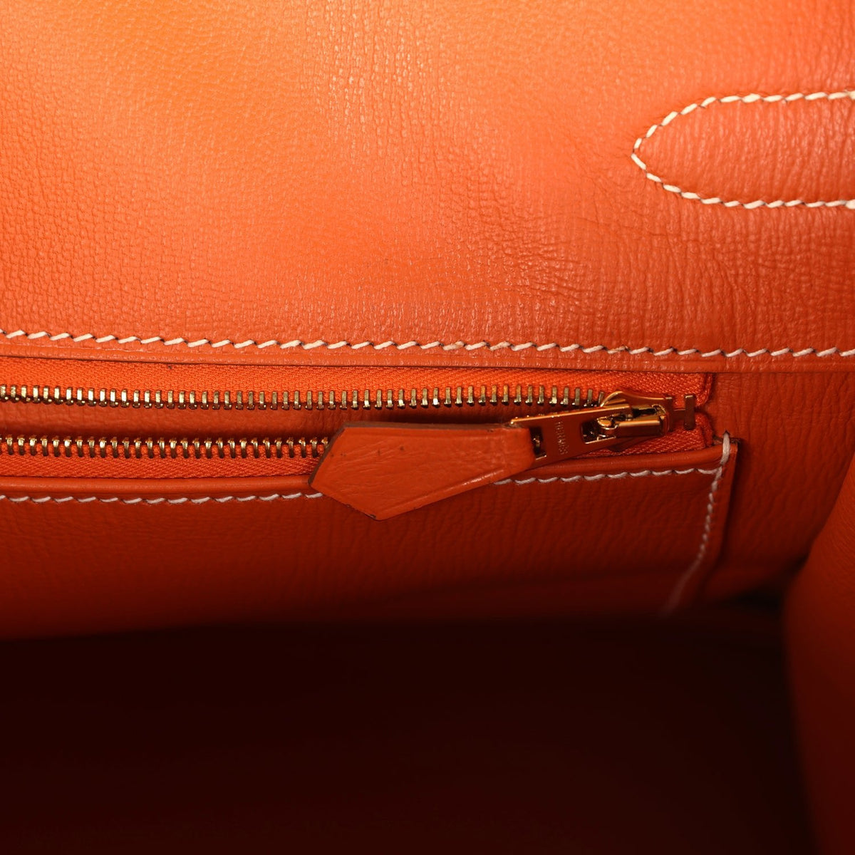 Pre-owned Hermes Birkin 35 Jaune D'or Candy Epsom Permabrass Hardware