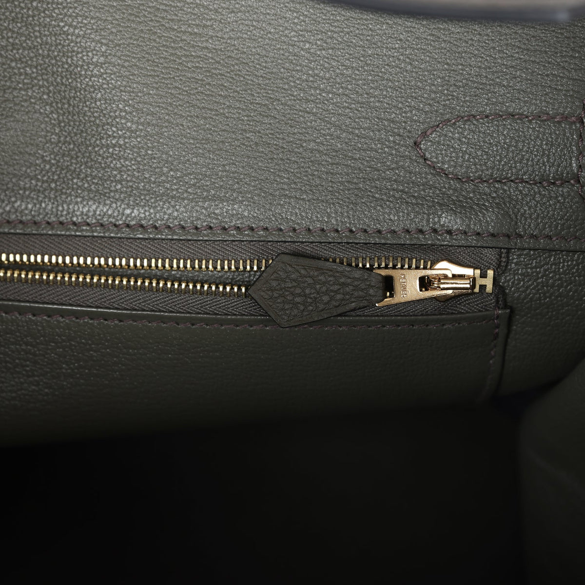 Hermes Birkin 30 Vert de Gris Togo Gold Hardware