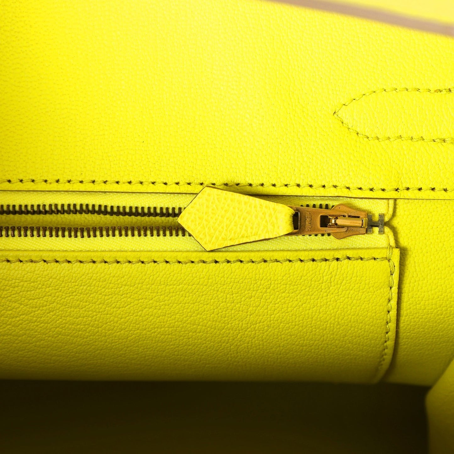 Pre-owned Hermes Birkin 30 Lime Epsom Gold Hardware