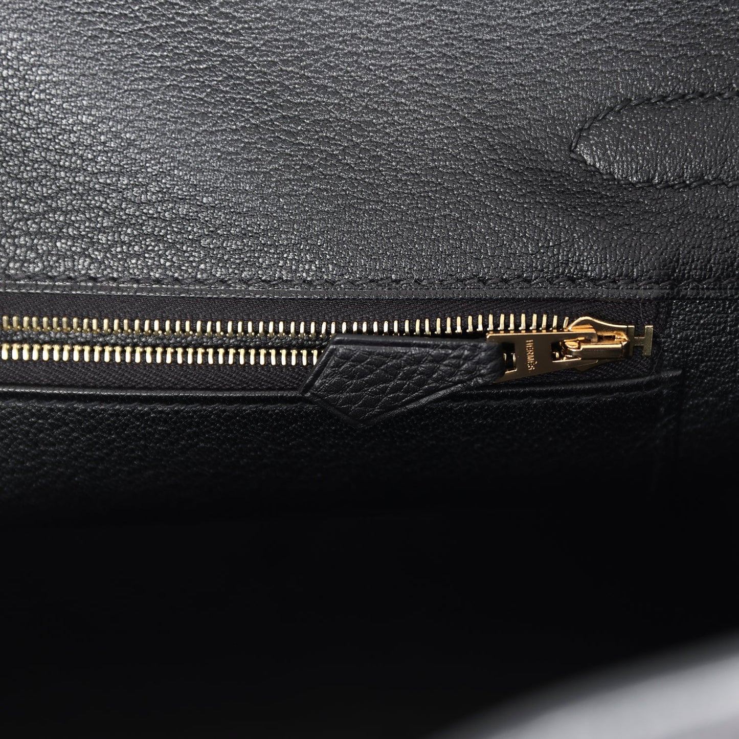 Hermes Birkin 30 Black Shiny Niloticus Crocodile and Togo Touch Rose Gold Hardware