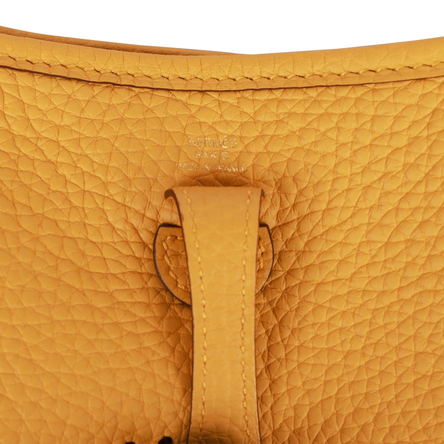 Hermes Evelyne TPM Jaune Ambre Clemence Gold Hardware