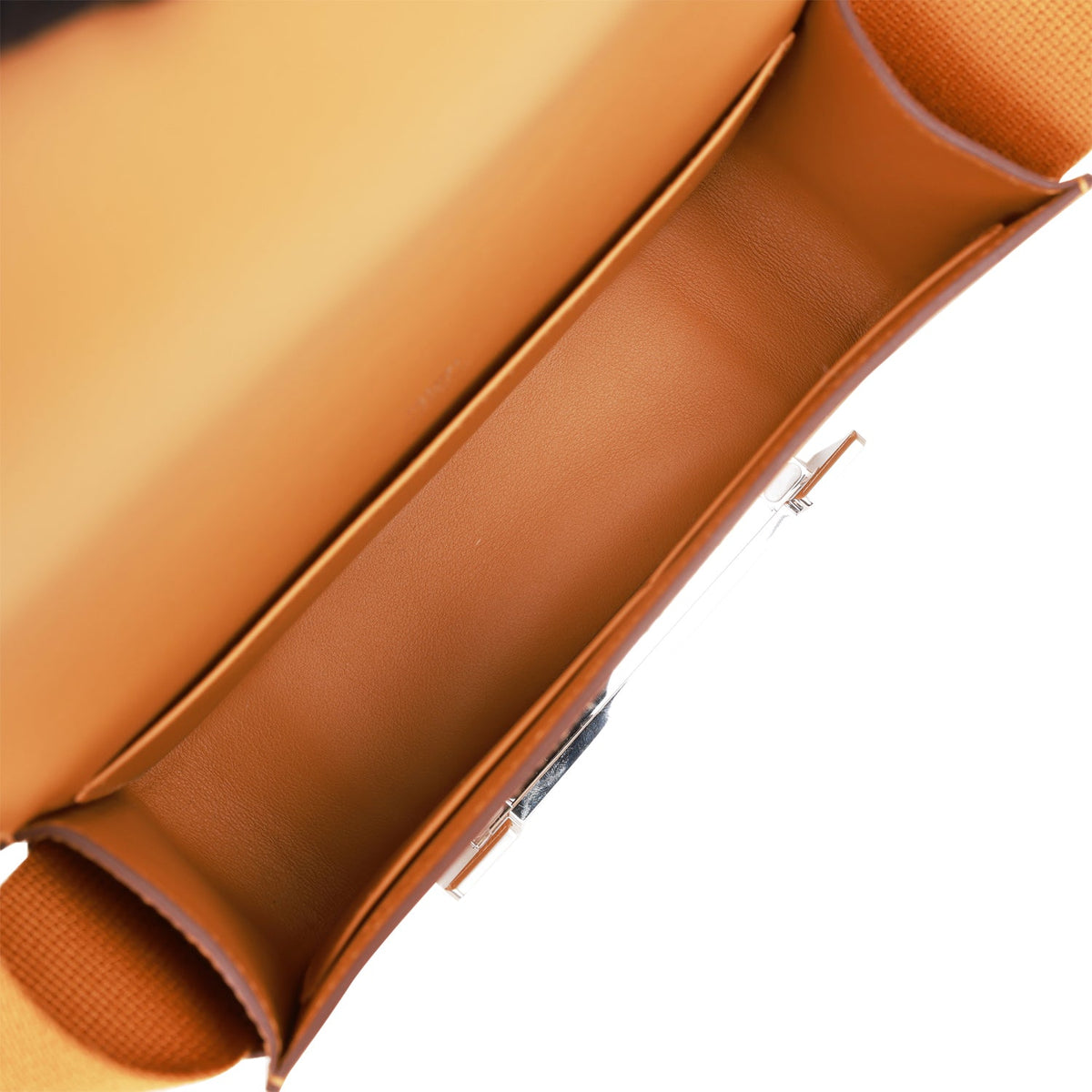 Hermes Geta Caramel Chevre Palladium Hardware