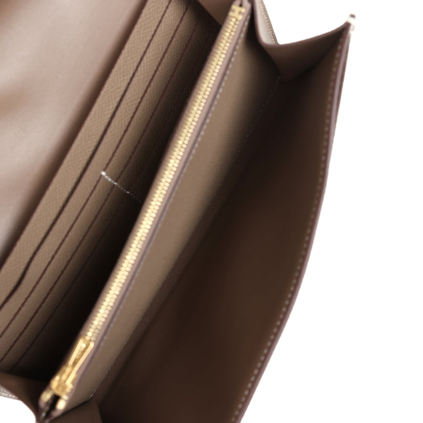 Hermes Constance Wallet To Go Etoupe Epsom Gold Hardware