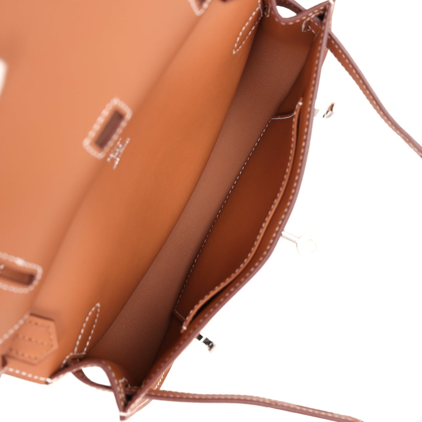 Hermes Jypsiere Mini Gold Swift Palladium Hardware