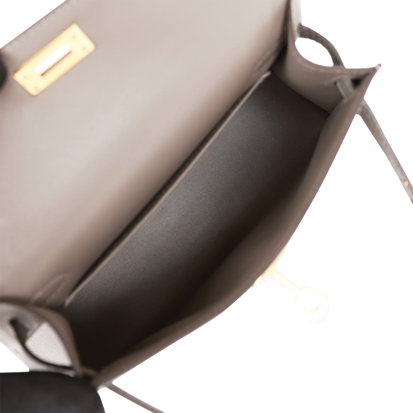 Hermes Kelly 20 Sellier Gris Meyer Epsom Gold Hardware
