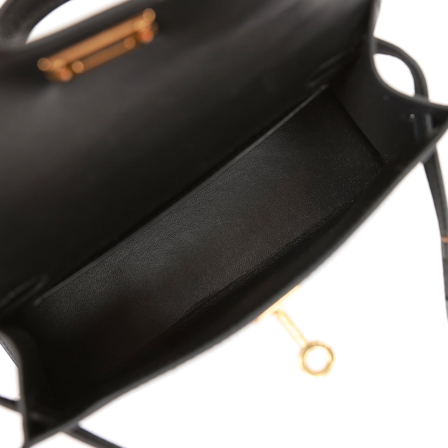Hermes Kelly 20 Sellier Black Epsom Gold Hardware