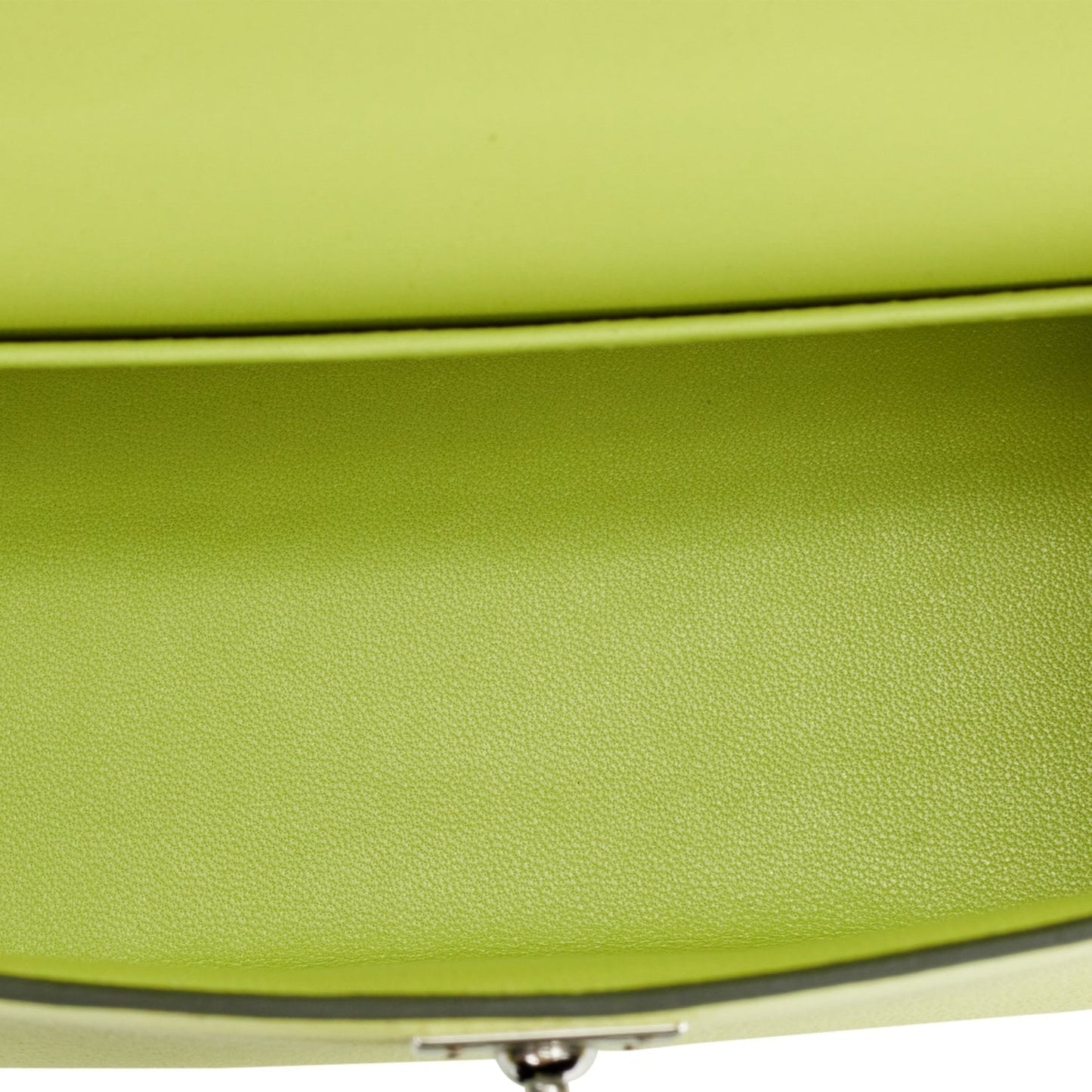 Hermes Kelly 20 Sellier Jaune Bourgeon Chevre Palladium Hardware