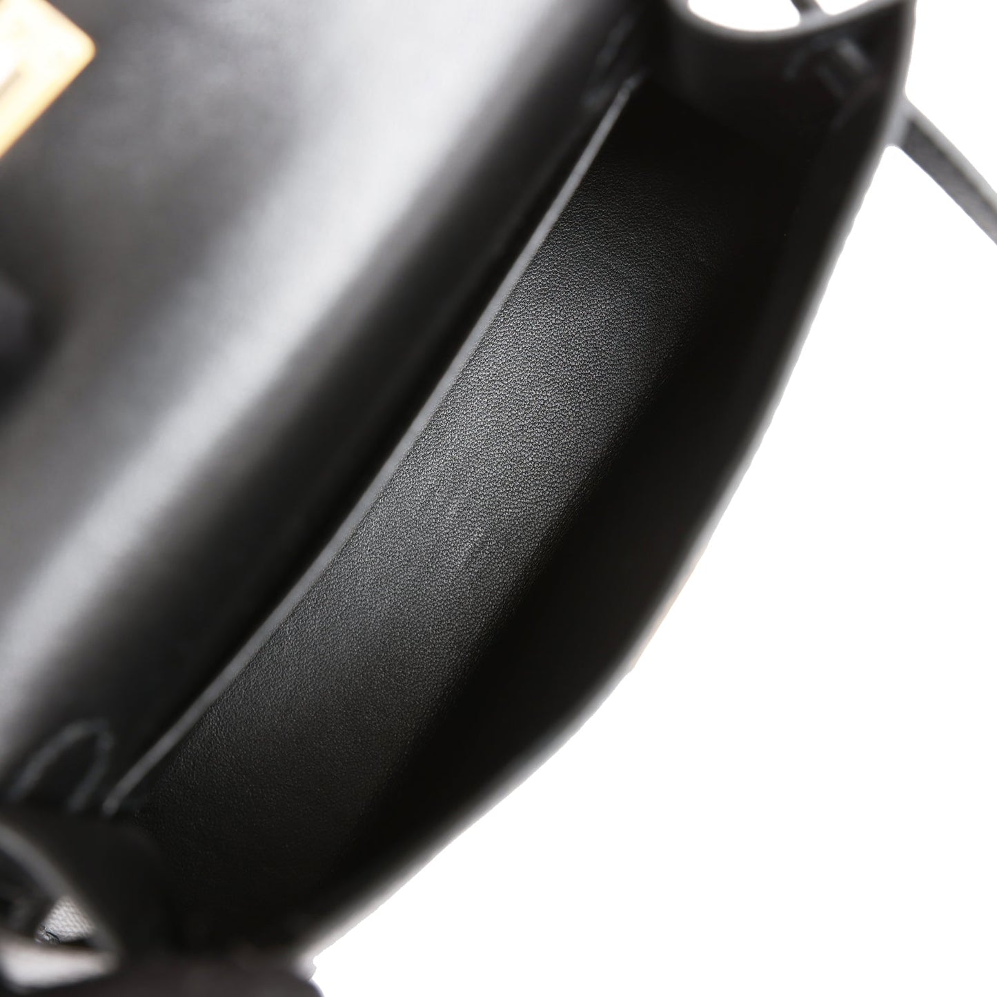 Hermes Kelly 20 Sellier Black Epsom Gold Hardware
