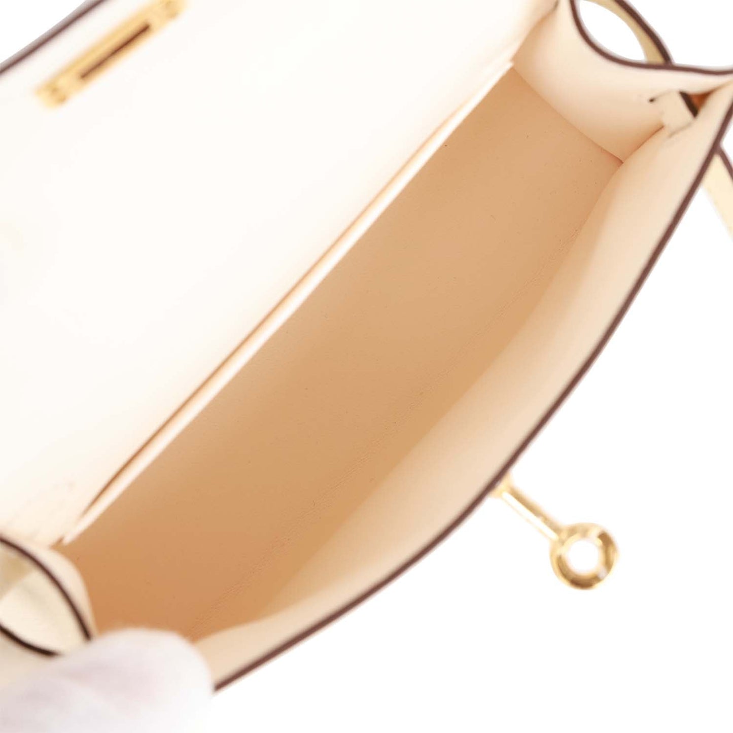 Hermes Kelly 20 Sellier Nata Epsom Gold Hardware