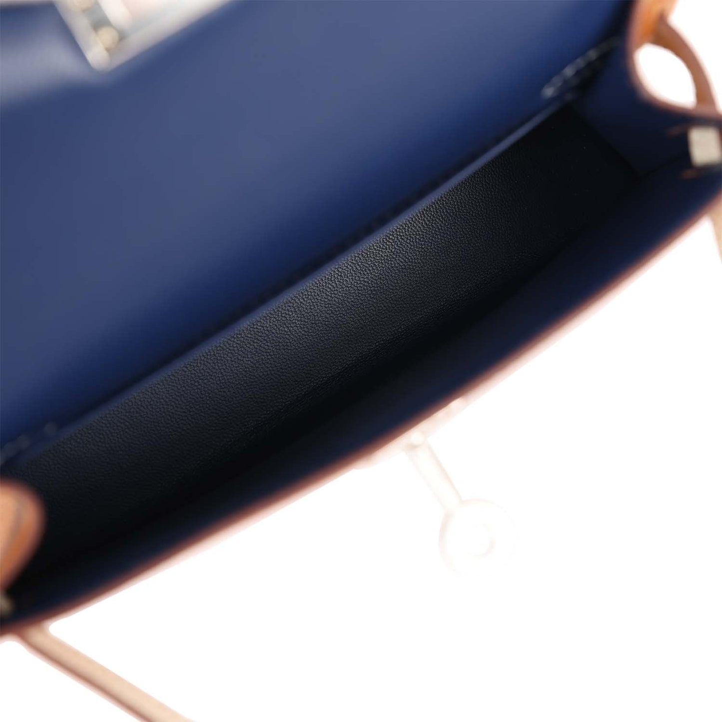 Hermes Kelly 20 Sellier Tri-color Gold, Black and Nata Epsom Palladium Hardware