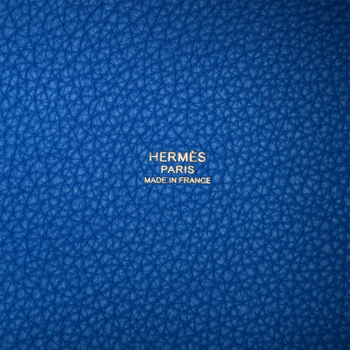 Hermes Picotin Lock 18 Bleu France Clemence Gold Hardware