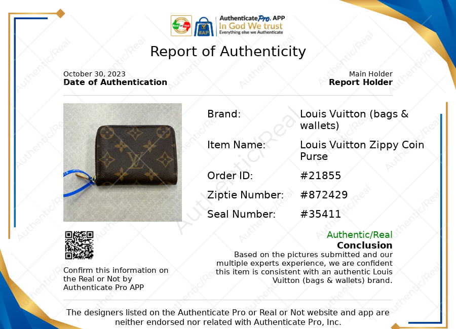Wallet Luxury Designer By Louis Vuitton Size: Small