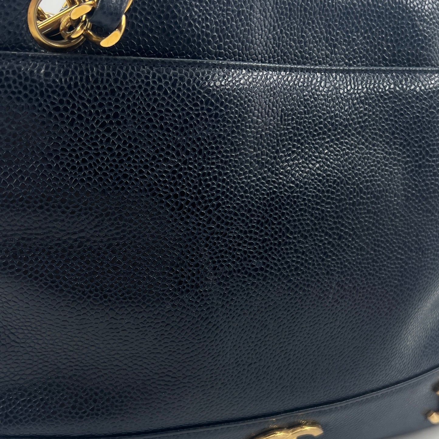 Chanel Caviar Leather Triple Shoulder Bag