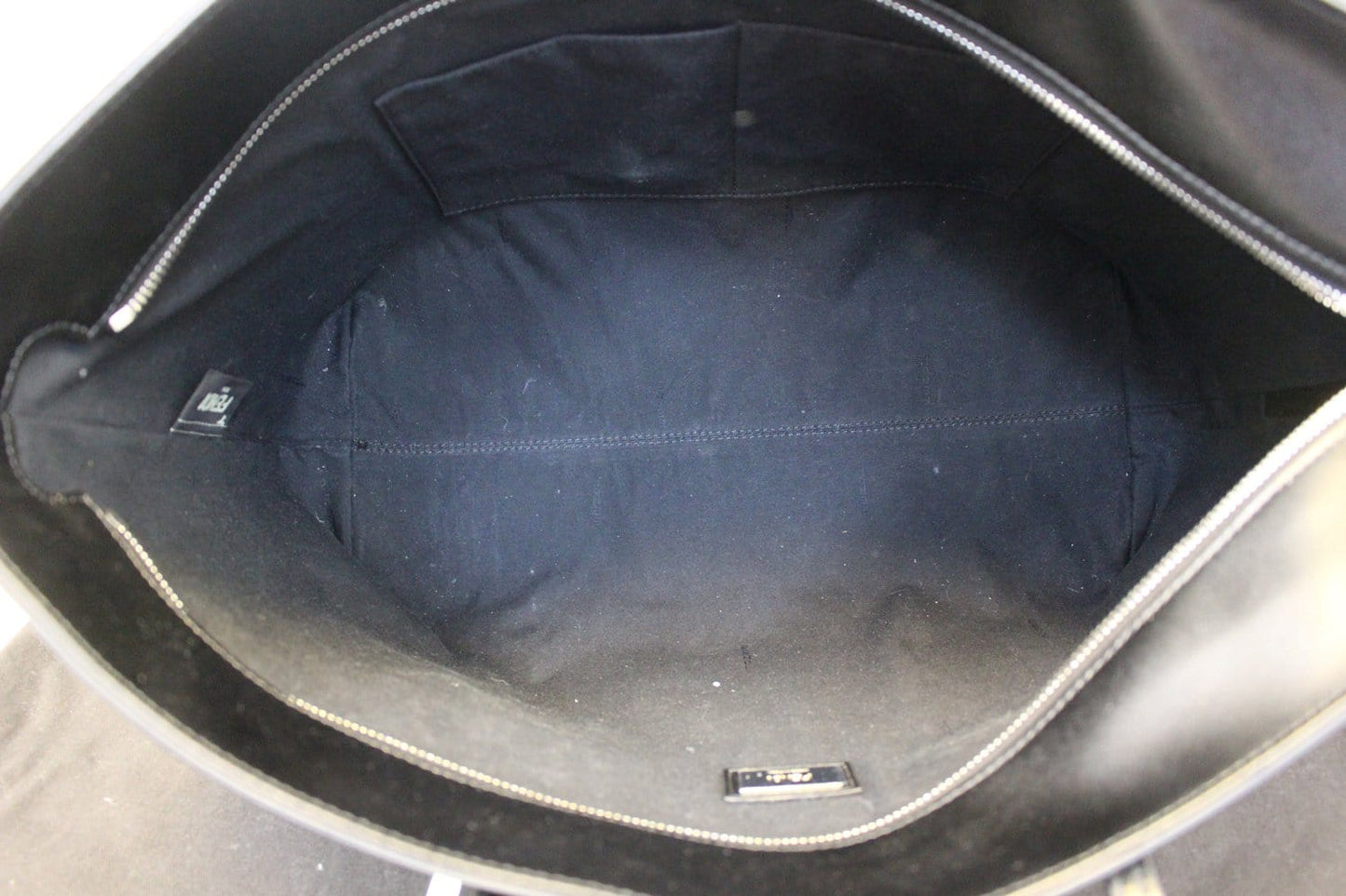 FENDI Monster Roll Leather Medium Tote Bag