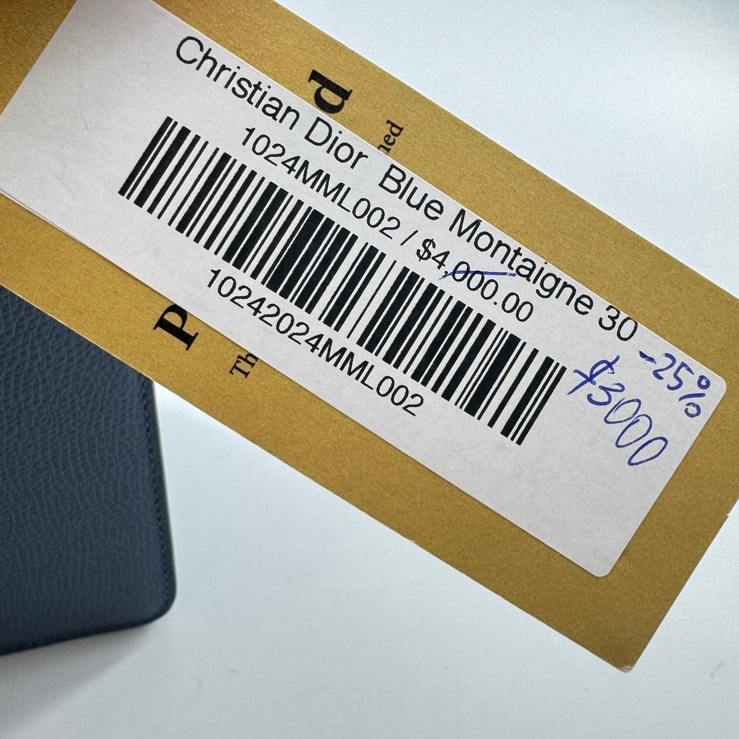 Christian Dior Blue Montaigne 30