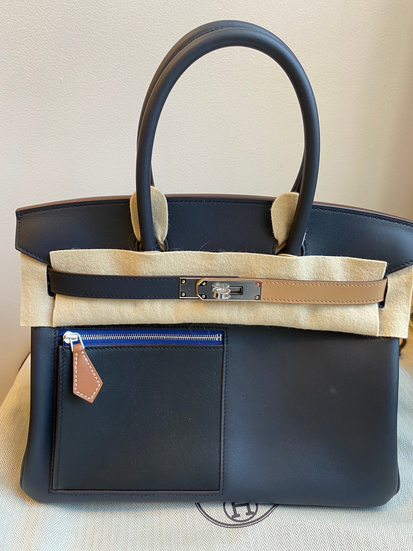 Hermes Birkin 30 Colormatic Black Swift Palladium Hardware