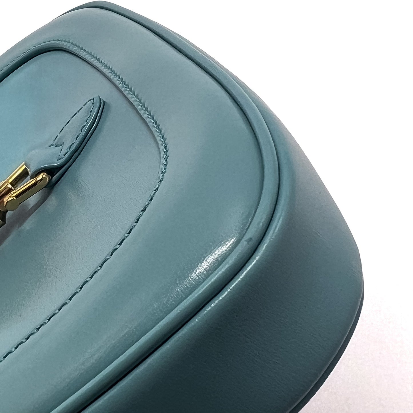 Gucci Jackie 1961 Mini Shoulder Bag Leather Blue