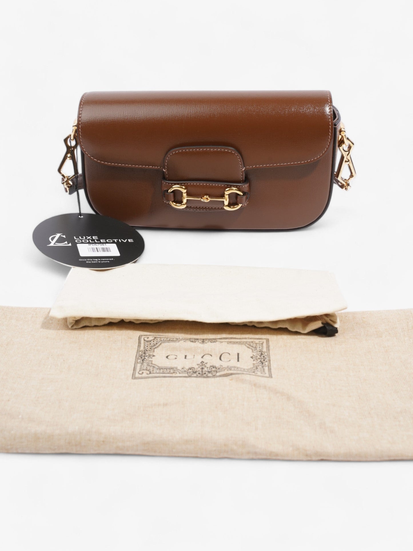 Gucci Gucci Horsebit 1955 Brown Calfskin Leather