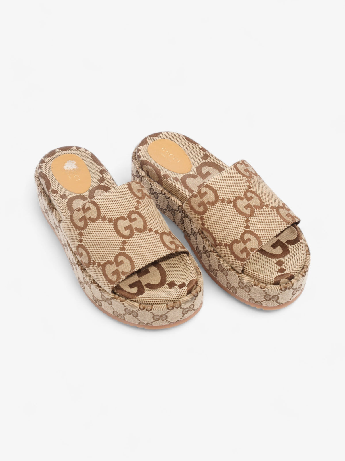 Gucci GG Platform Slide GG Supreme Canvas EU 38.5 UK 5.5