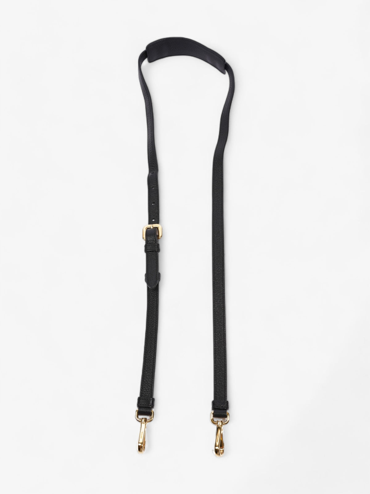 Prada Small Drawstring Black Leather