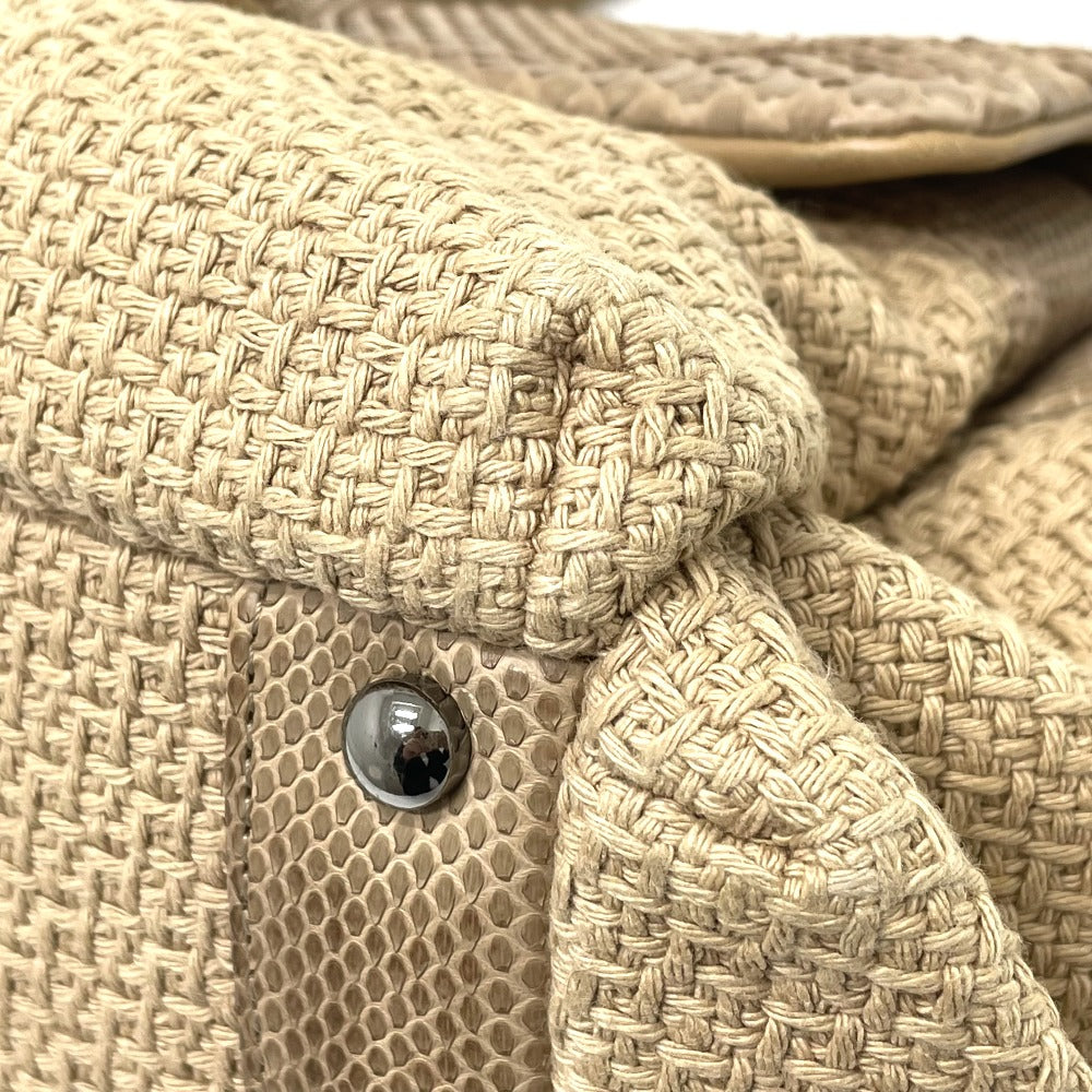 Chanel 30 Canvas Beige Shoulder Bag