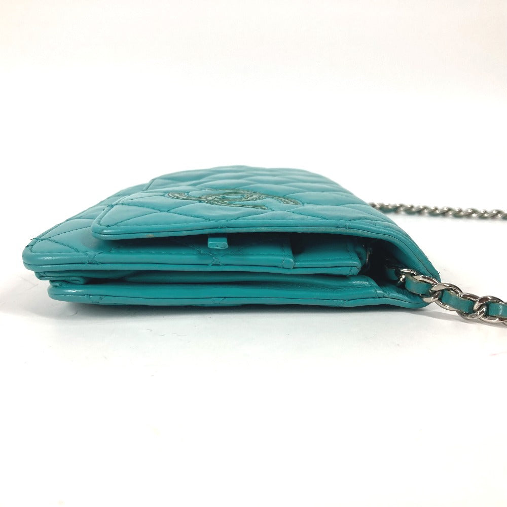Chanel 30 Leather Green Crossbody Bag