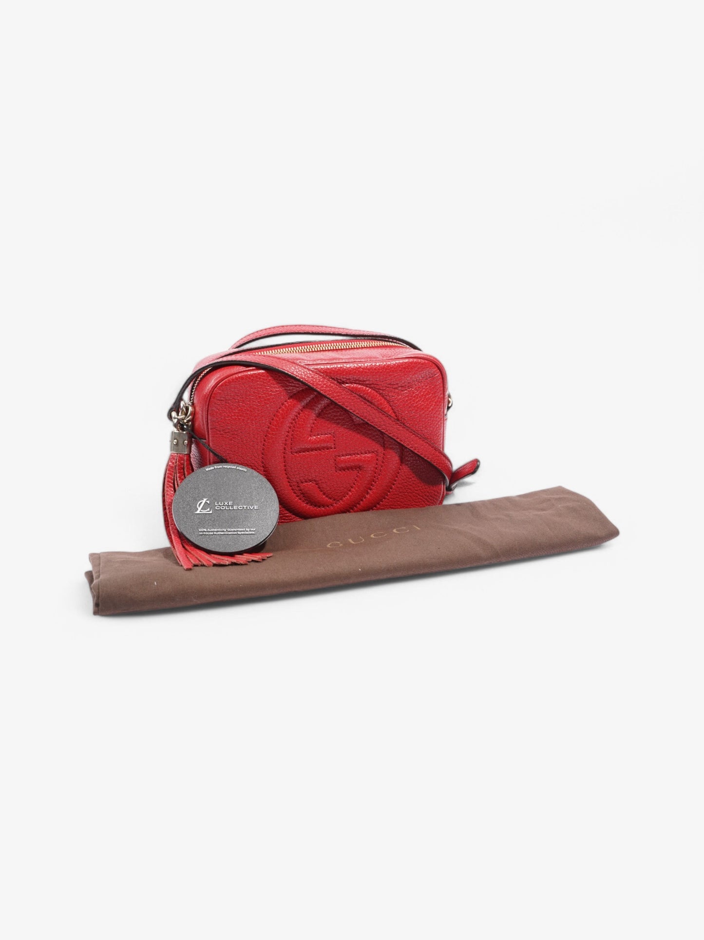Gucci Soho Disco Bag Red Leather Small