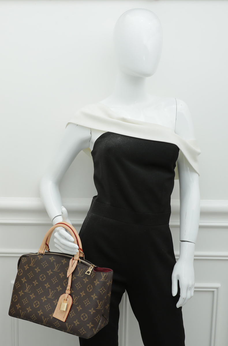 Louis Vuitton Monogram Petit Palais Tote Bag W/ SHA Initials