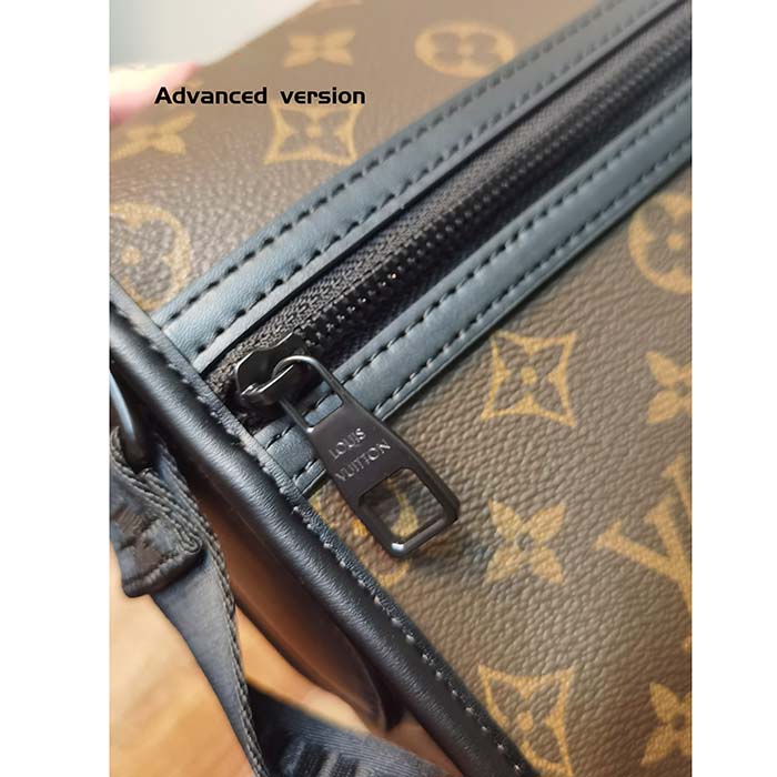 Louis Vuitton LV Unisex Archy Messenger GM Bag Monogram Macassar Coated Canvas