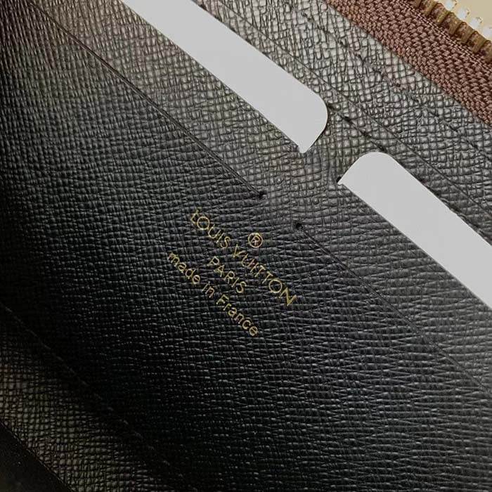 Louis Vuitton LV Unisex Clémence Wallet Brown Monogram Reverse Coated Canvas