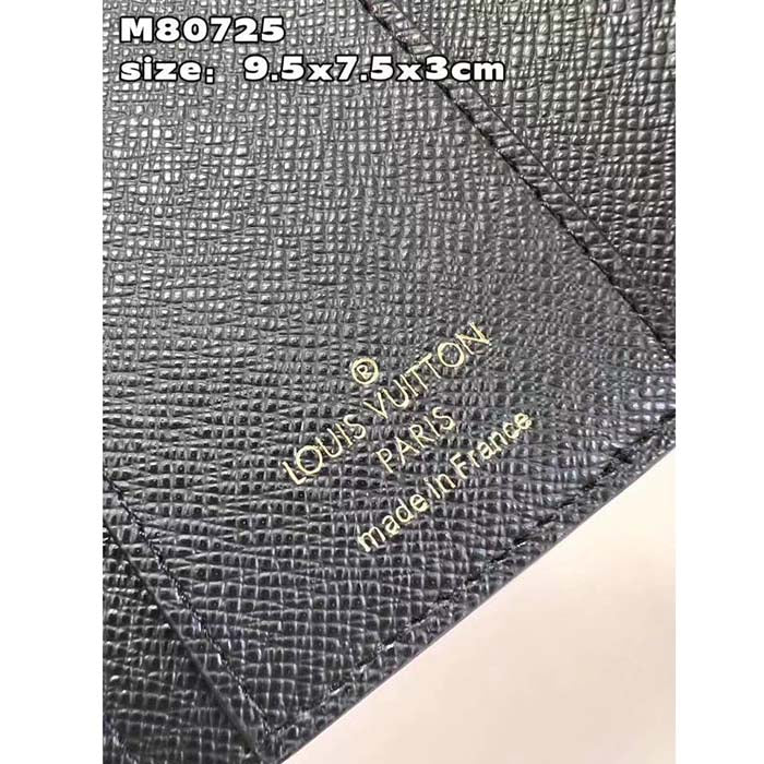 Louis Vuitton LV Unisex Zoe Wallet Monogram Reverse Coated Canvas Cowhide Leather