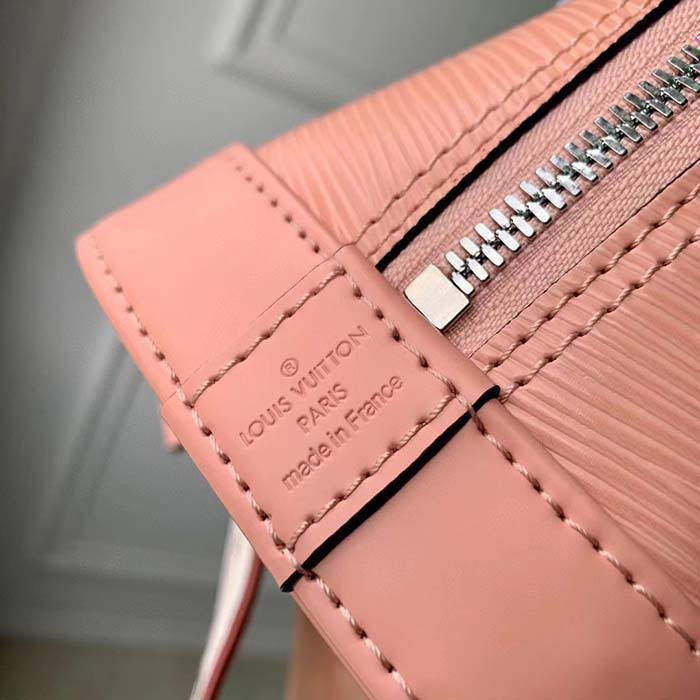 Louis Vuitton LV Women Alma BB Handbag Rose Trianon Pink Epi Grained Cowhide Leather