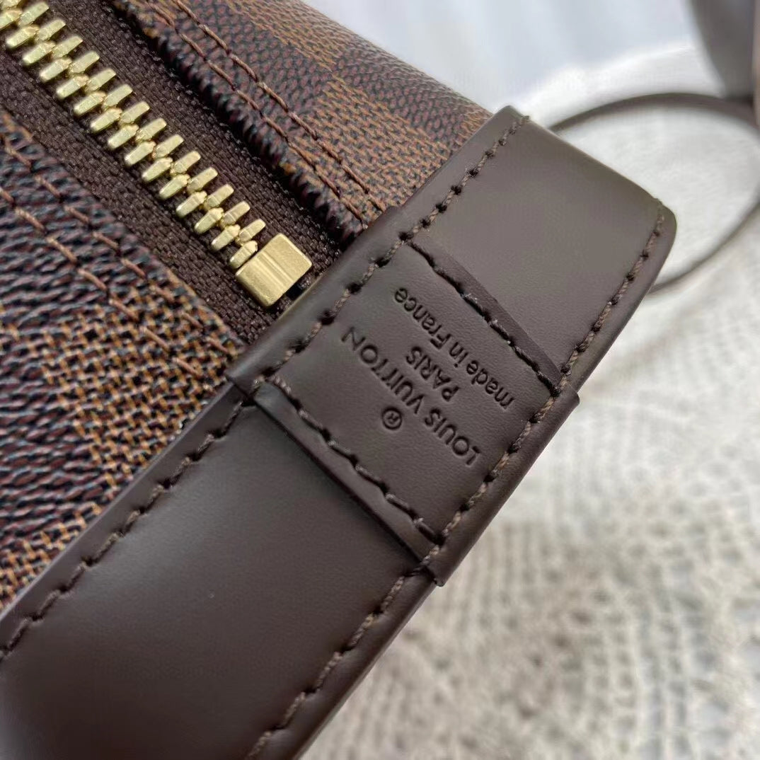 Louis Vuitton LV Women Braided Alma BB Brown Damier Ebene Coated Canvas