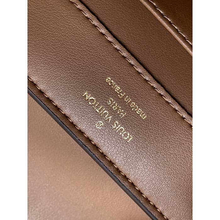 Louis Vuitton LV Women Capucines Mini Handbag Beige Brown Brilliant Crocodilien Leather