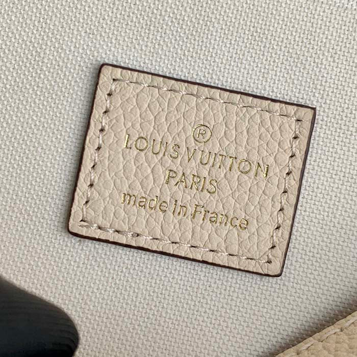 Louis Vuitton LV Women Félicie Pochette Pink Monogram Empreinte Embossed Supple Grained Cowhide