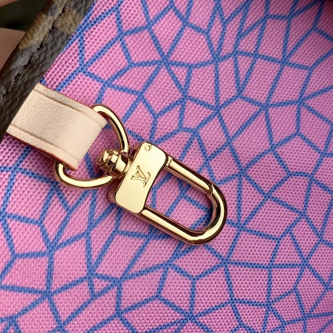Louis Vuitton LV Women LV x YK OnTheGo PM Monogram Coated Canvas Pumpkin Print