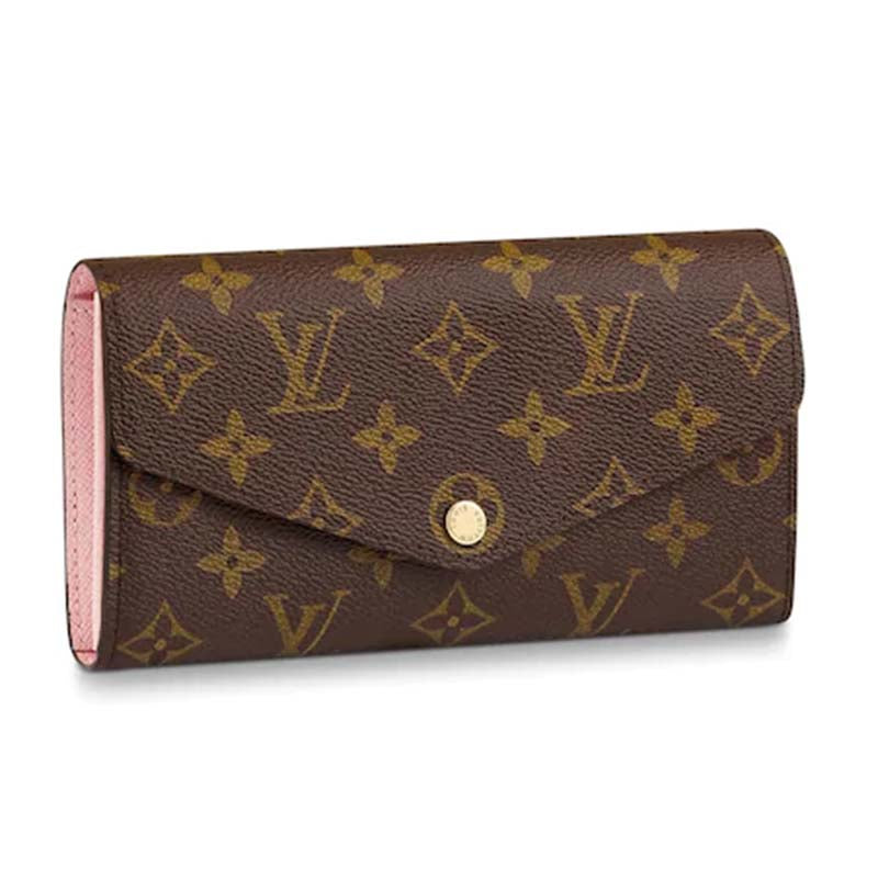 Louis Vuitton LV Women Sarah Wallet Monogram Coated Canvas