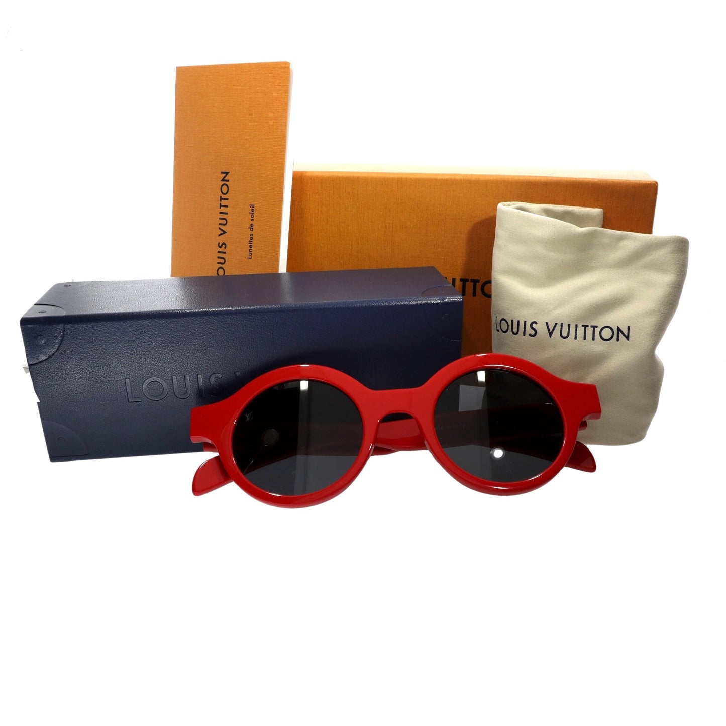 LOUIS VUITTON X SUPREME x Supreme Red Downtown Sunglasses Shades