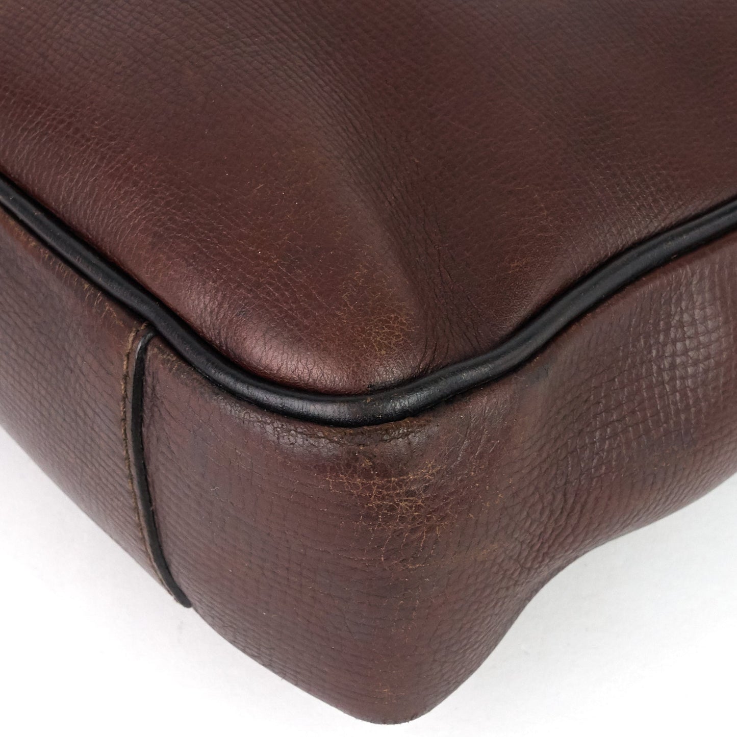 LOUIS VUITTON Utah Huron Leather Work Bag