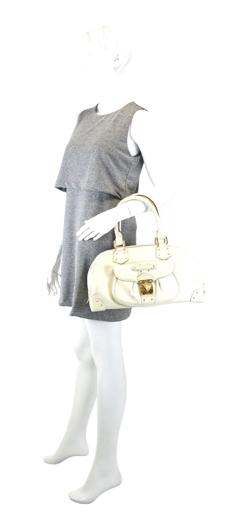 LOUIS VUITTON Le Superbe Suhali Goatskin Leather Handbag