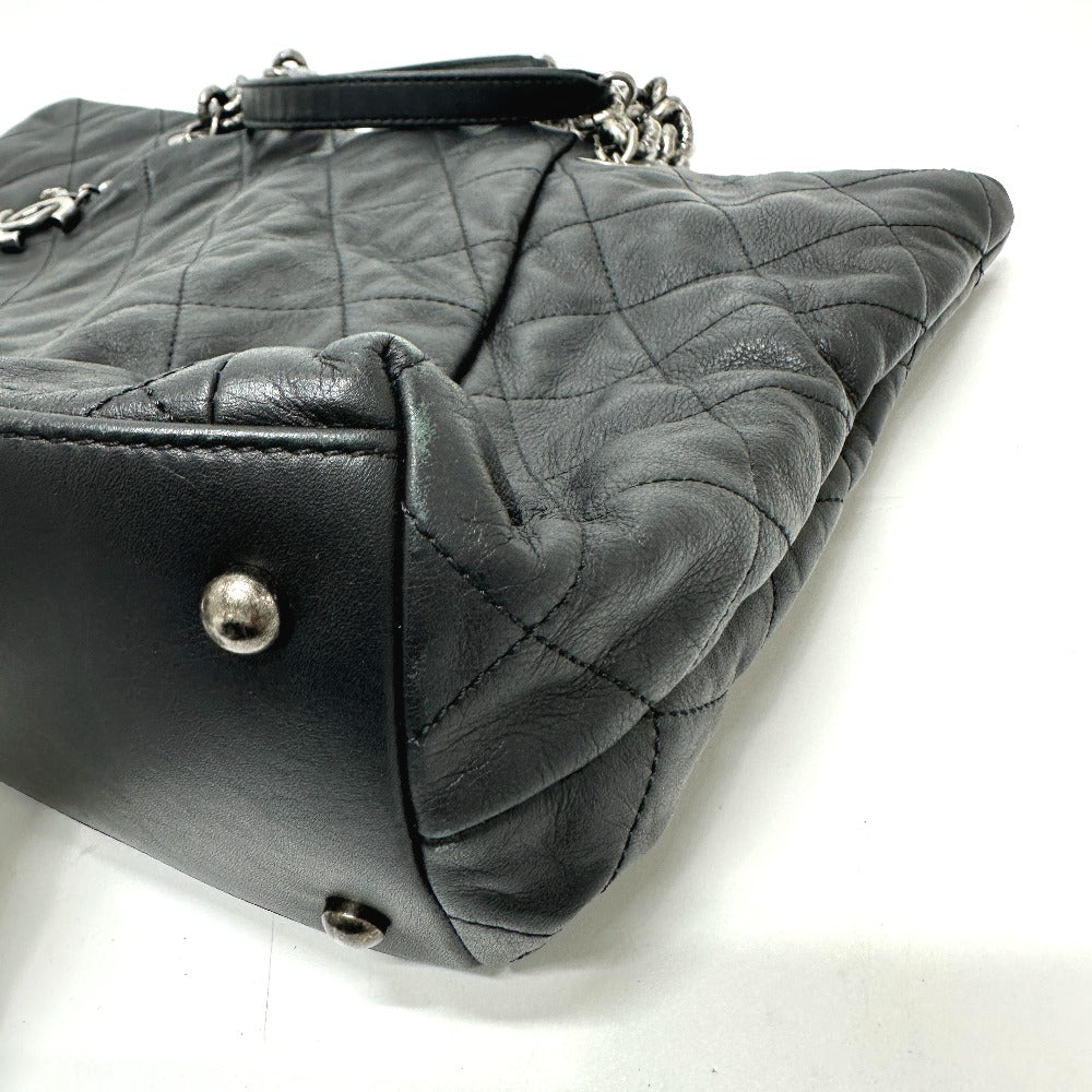 Chanel 30 Leather Black Shoulder Bag 9