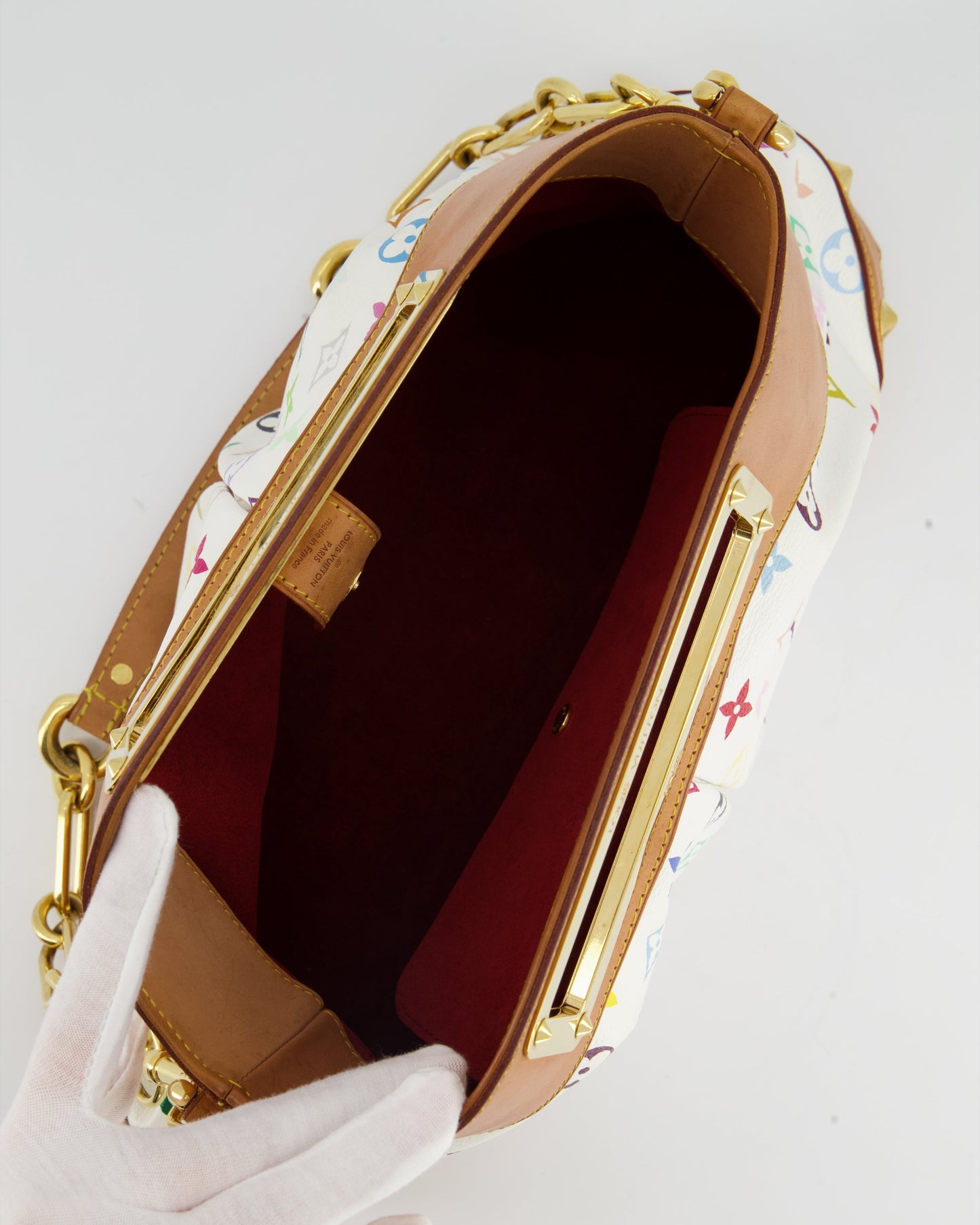 Louis Vuitton Murakami Monogram Multicolour Judy Bag with Gold Hardware