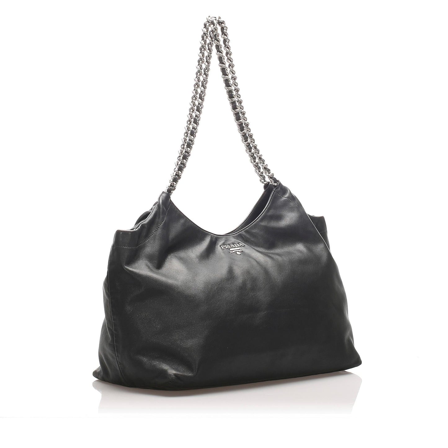 Prada Leather Chain Tote (SHG-10457)