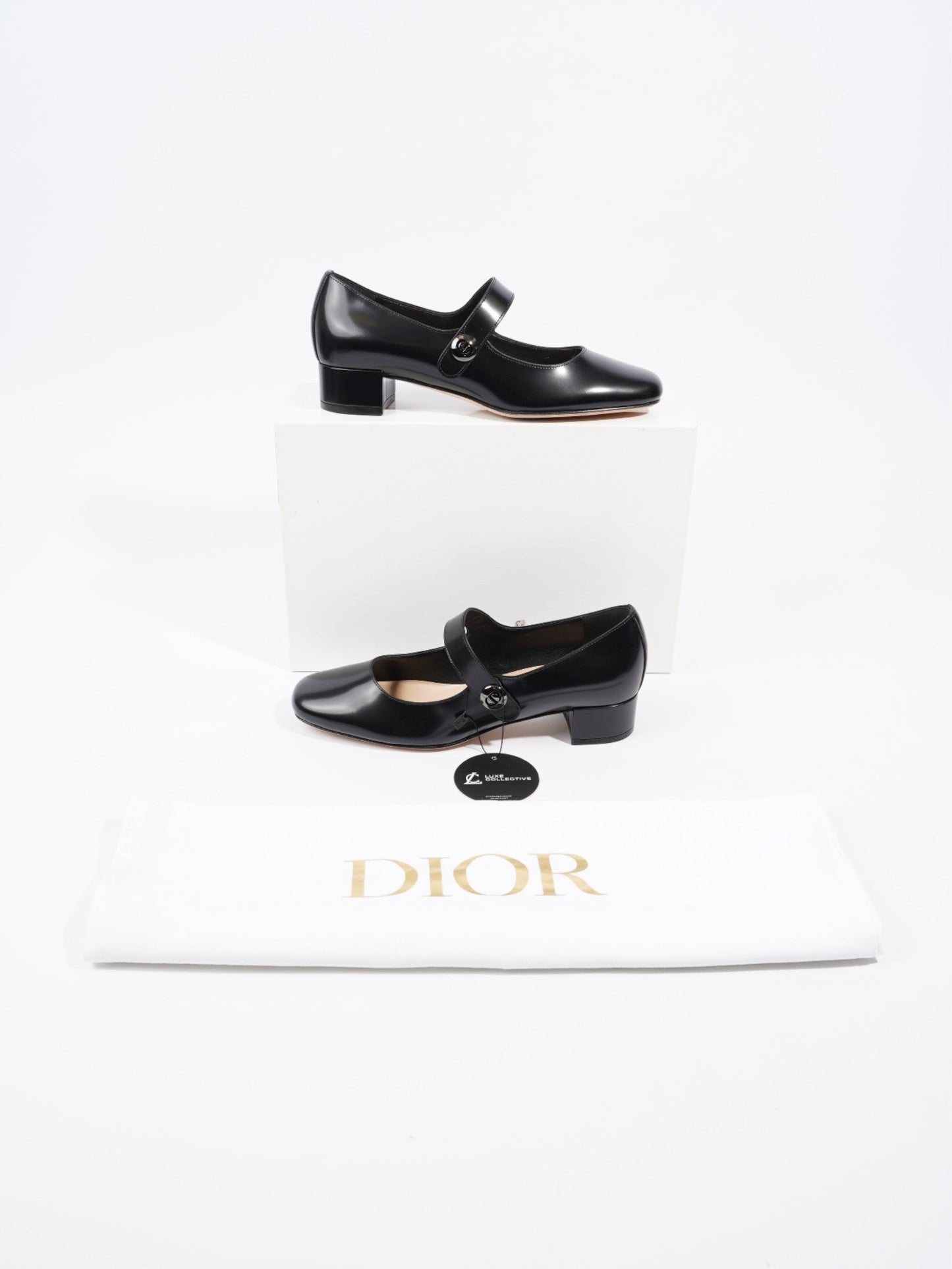 Christian Dior Uniform 30 Black Leather EU 38 UK 5
