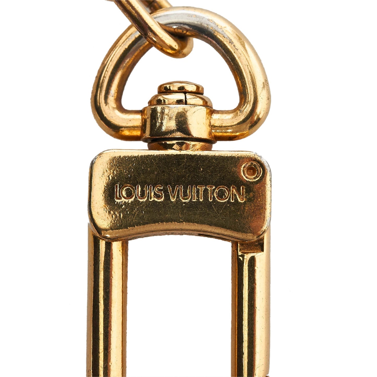 LOUIS VUITTON Metal Key Ring Key Chain
