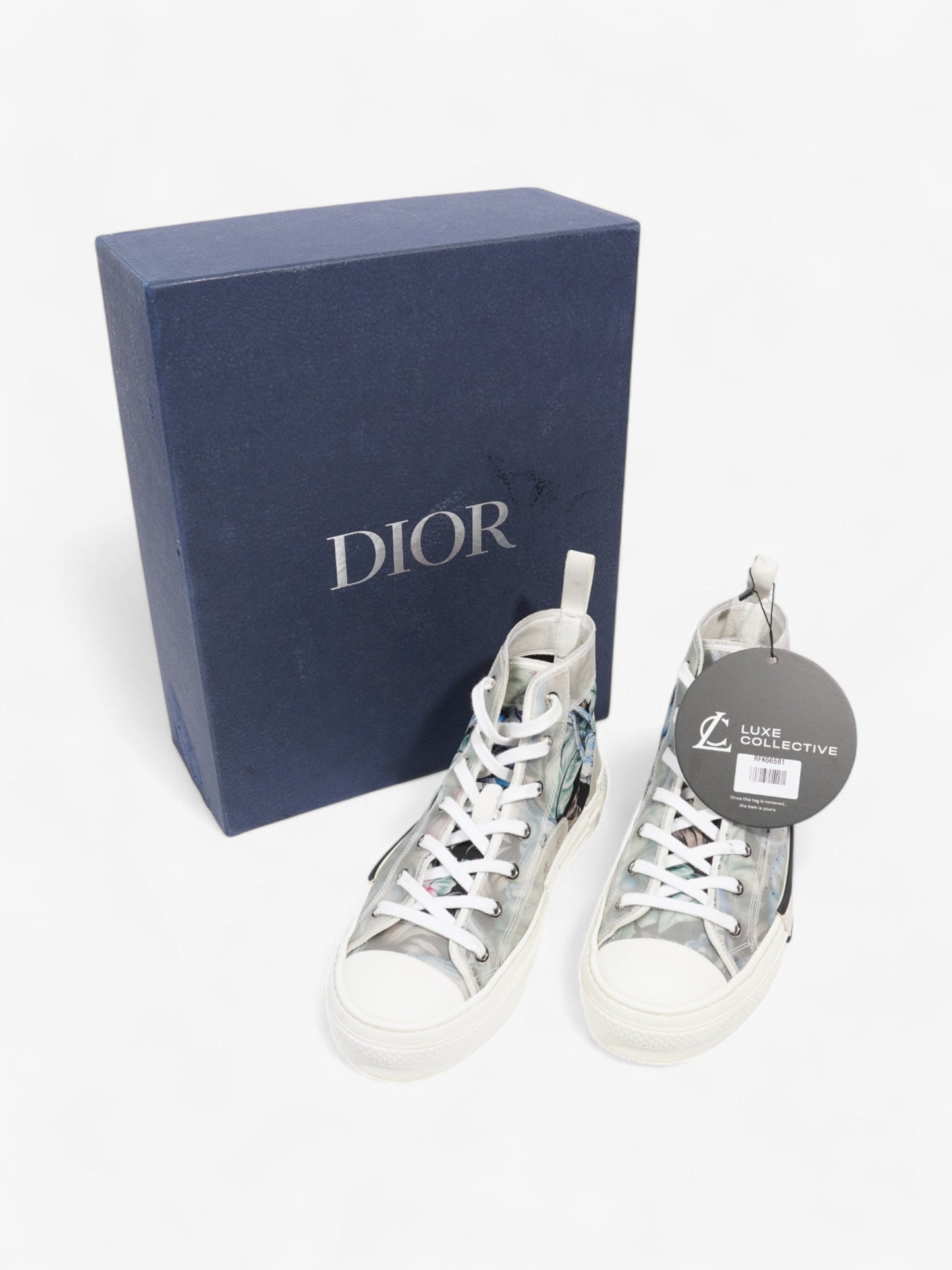 Christian Dior B23 High-tops White / Multicolour Canvas EU 40 UK 7