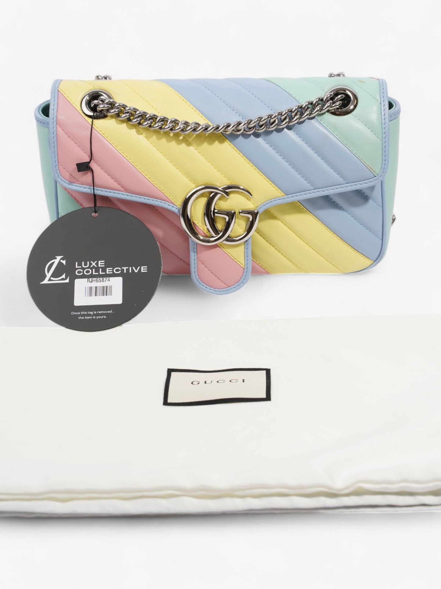 Gucci GG Marmont Pastel Calfskin Leather Small