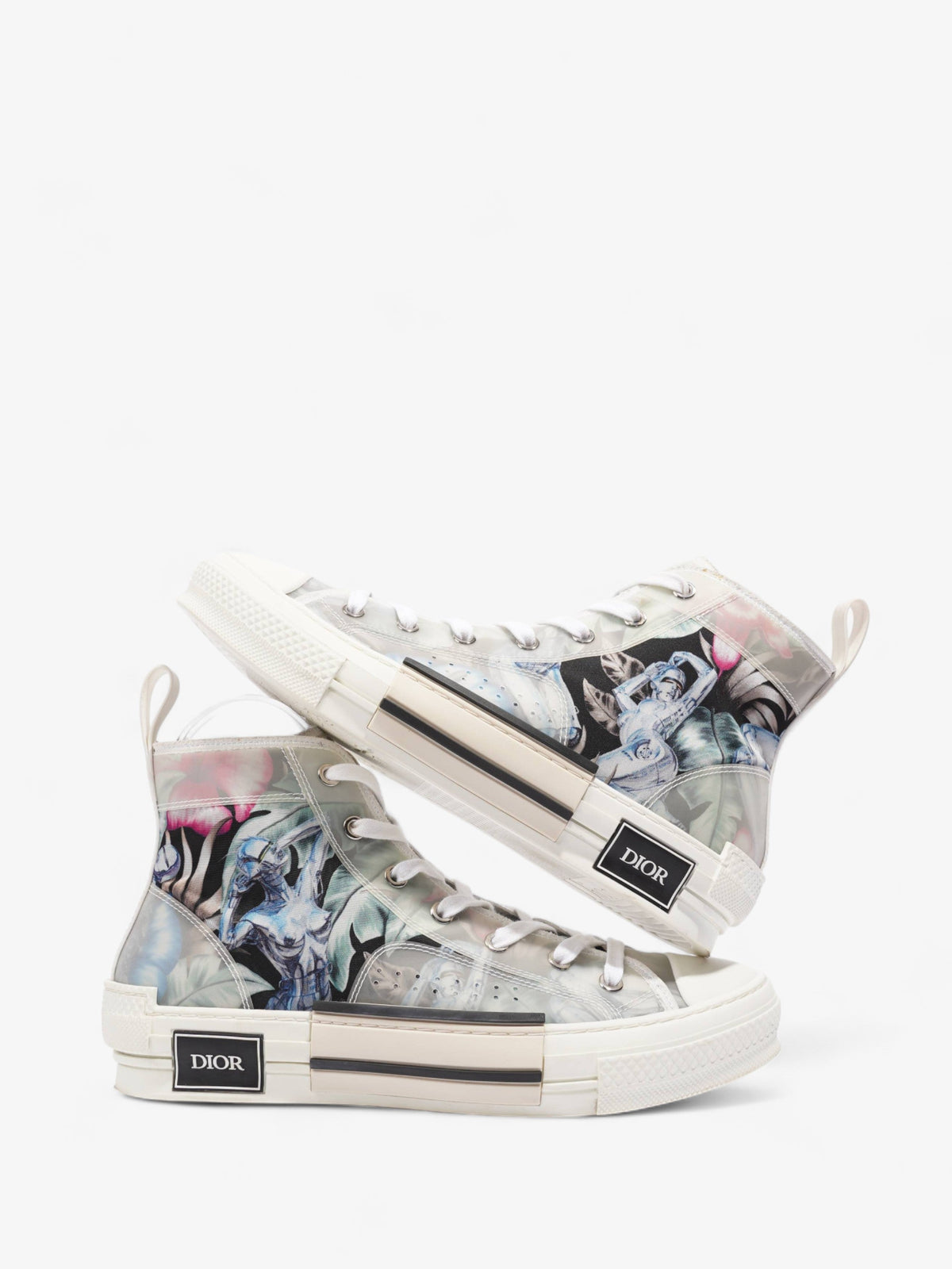 Christian Dior B23 High-top Multicolour / White Canvas EU 40 UK 6